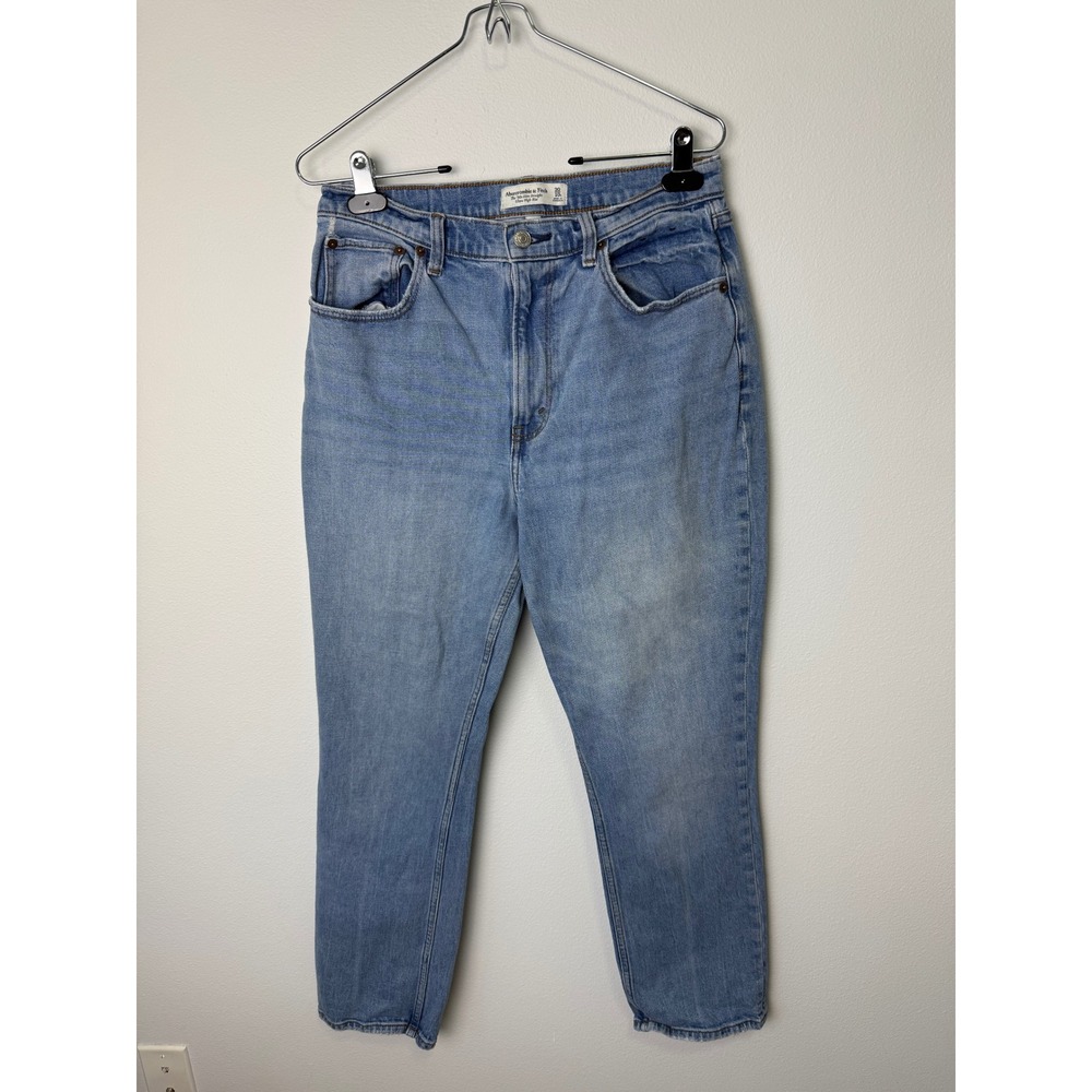 Abercrombie & Fitch Curve Love 90s Slim Straight Ultra High Rise Jeans 30/10S